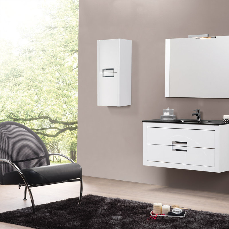 Danya Bathroom Cabinet, White