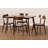 Noriko 4 - Person Solid Wood Top Four Leg Dining Set-534864599