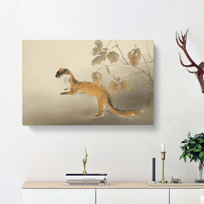 Weasel by Kansetsu Hashimoto - Wrapped Canvas