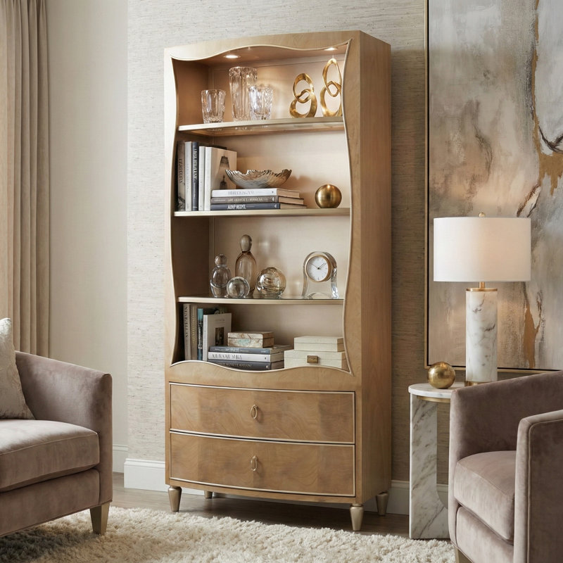 Bibliothèque Villa Cherie H 80 "x l 36" - Caramel, Caramel