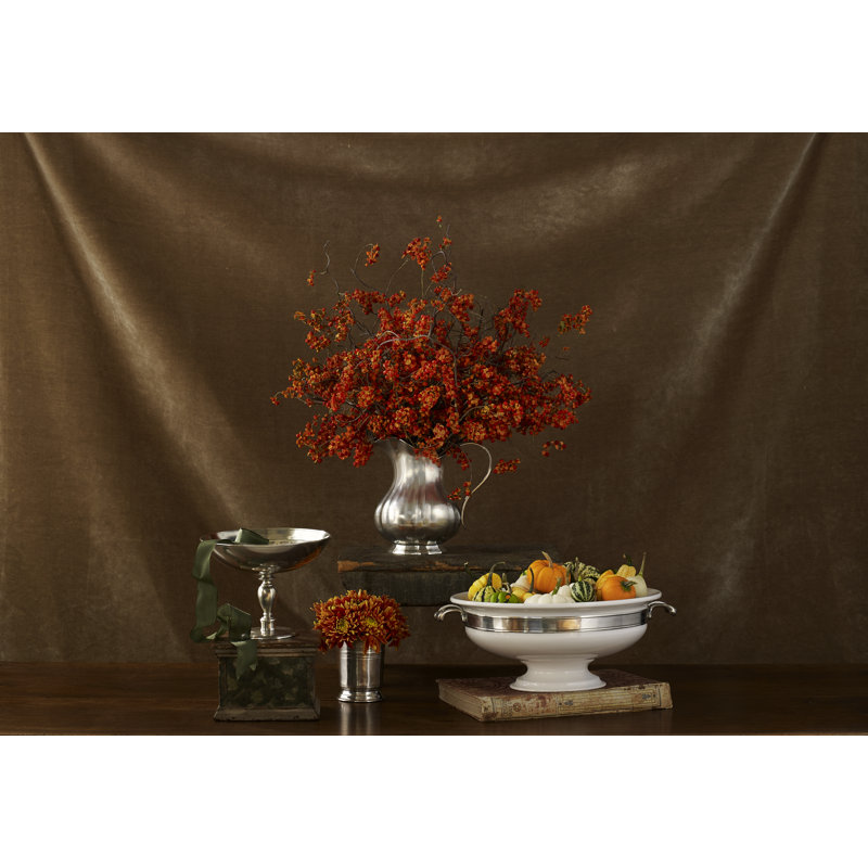 Silver 9" Pewter Table Vase