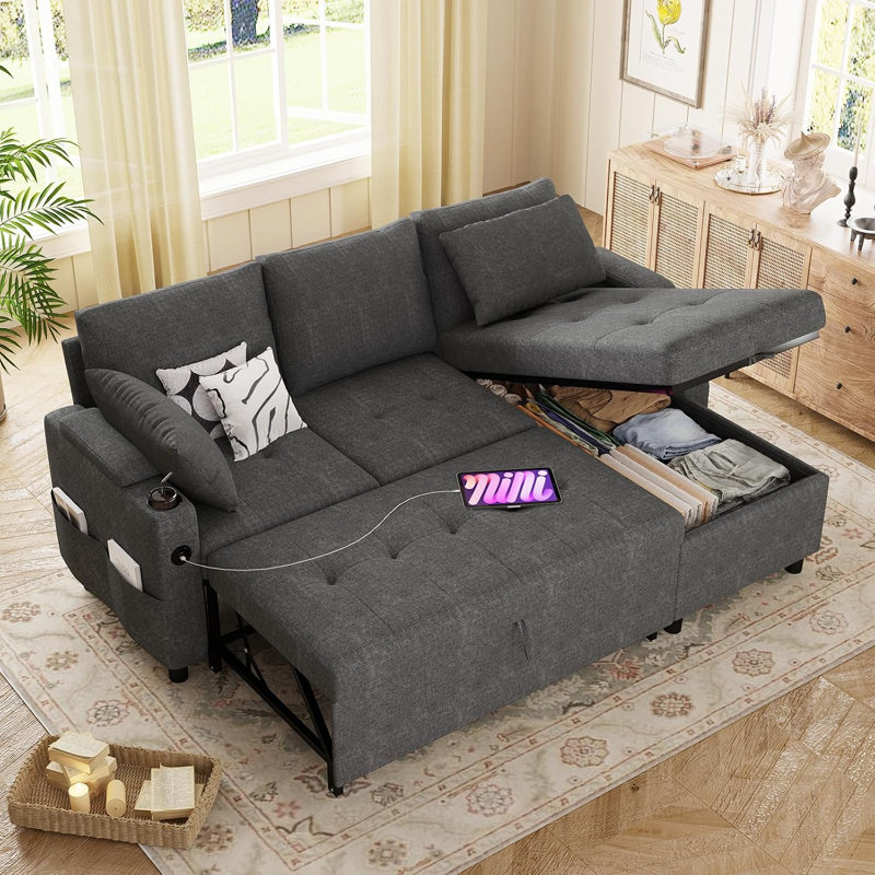 3 Seater Sofa, Grey
