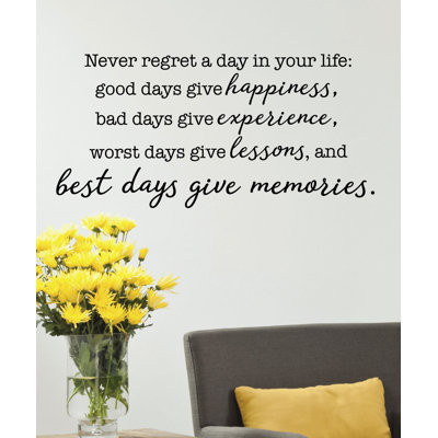 Text & Numbers Wall Decal