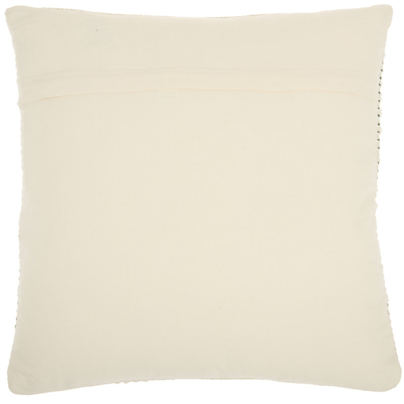 Housse et insert de coussin carré d'arbre de Noël, Vert ivoire