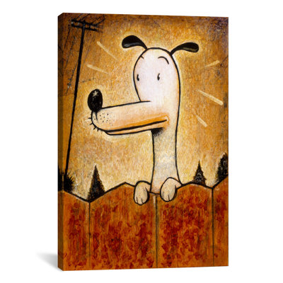 «Pup» par Daniel Peacock, reproduction d'art sur toile tendue