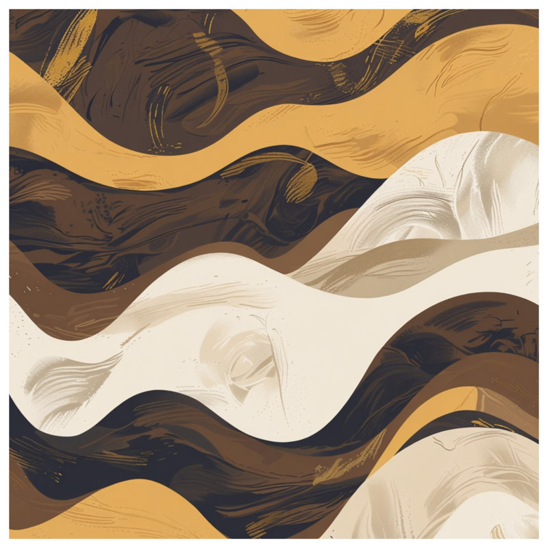 Tapis de bain Wavy Earthy, 34in W x 21in L