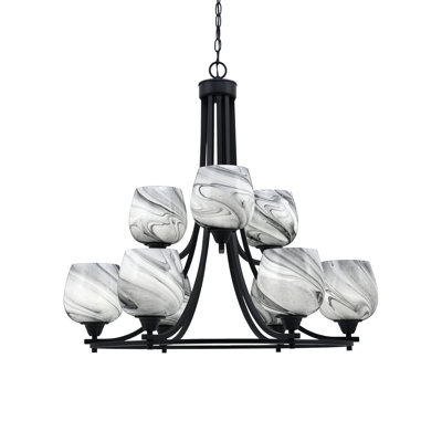 Lustre 9 lumières Paramount