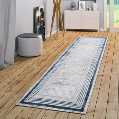 Tapis bleu / teint 2 x 8 x sans perte de poils pour la créativité et la romance dans la salle à manger