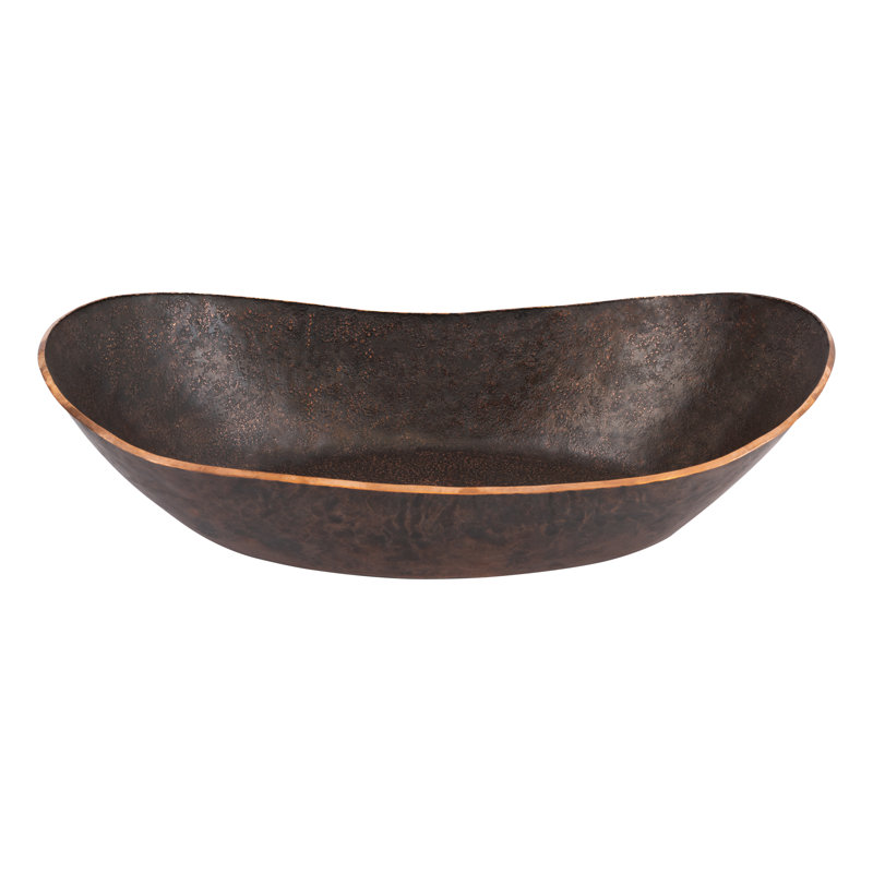 Terra Firma 23'' L Bathroom Sink, Dark Brown