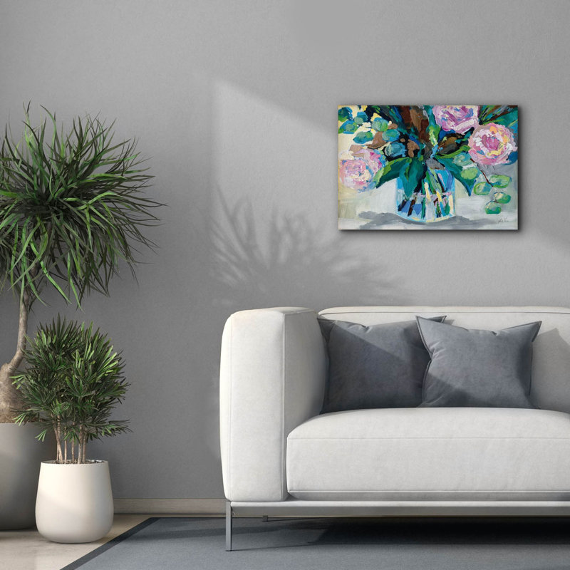 «Crush» par Jeanette Vertentes, art mural sur toile, H 18 po x l 26 po x P 0,75 po