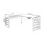 Bureau en bois massif en forme de L brun noyer avec 3 tiroirs-1814870187-1814870188
