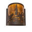 1 - Light Flush Mounted Sconce