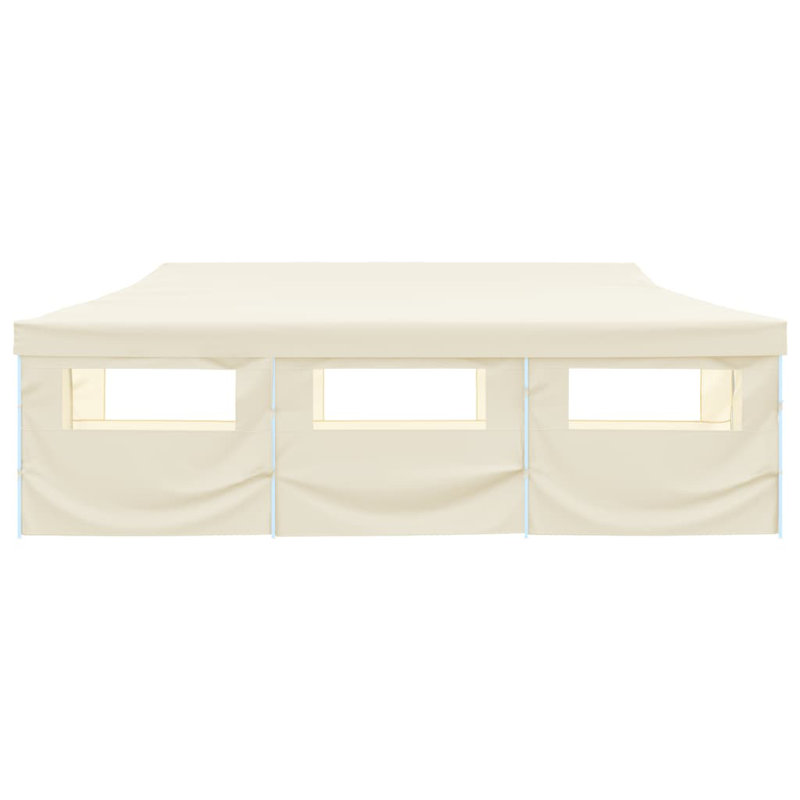 9m x 3m Steel Pop-Up Party Tent, Cream