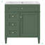 Ensemble de meuble-lavabo autoportant 30 po avec miroir-100166250