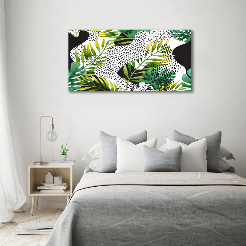 Tropical Leaves - Wrapped Canvas Print