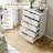 Dresser, Modern 5 Drawer Dresser for Bedroom with Gold Handle and Large Drawer,Double Chest of Drawers-1495810348