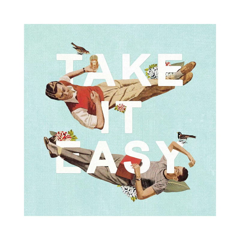 Take It Easy by Heather Landis - Print on Canvas, Wrapped Canvas, 66.04 cm H x 66.04 cm W x 1.91 cm D