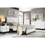 Table de chevet moderne moderne en blanc
