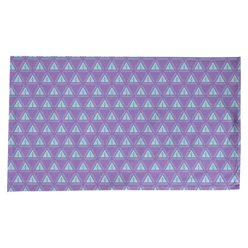 Nappe d’arbre minimaliste classique Barbra, Mauve / bleu sarcelle
