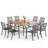 Ballarat 8 - Person Patio Dining Set with Square Table