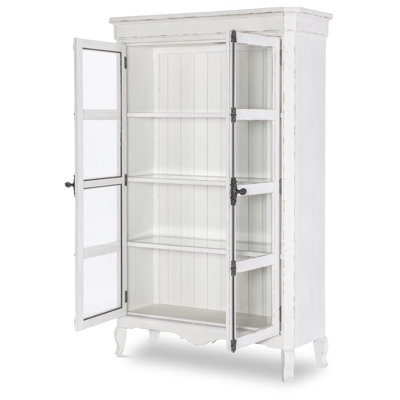 Country Living Oak Display Cabinet