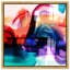 Oliver Gal Inked III Abstract - Hand-Applied Glass Coat Framed Canvas Art-482611914-482611912