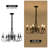 Dirksen 6 - Light Iron Dimmable Chandelier-1448807263