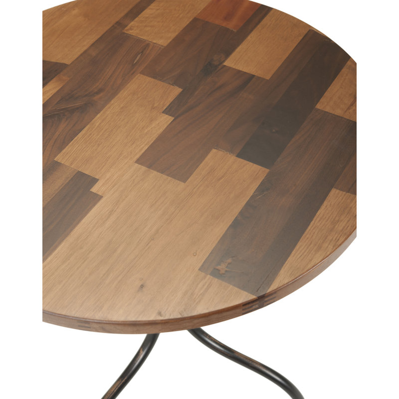 Solid Wood Top End Table