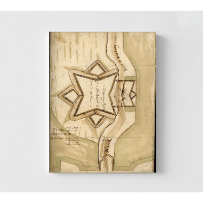 Boston Defenses Star Redoubt, USA Revolutionary Wall Art, Massachusetts Home Decor, Boston Poster, Rustic Bathroom Decor, Kitchen Wall Art