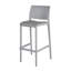 Tabouret de bar en résine Sensilla, gris froid-588095583-588095577