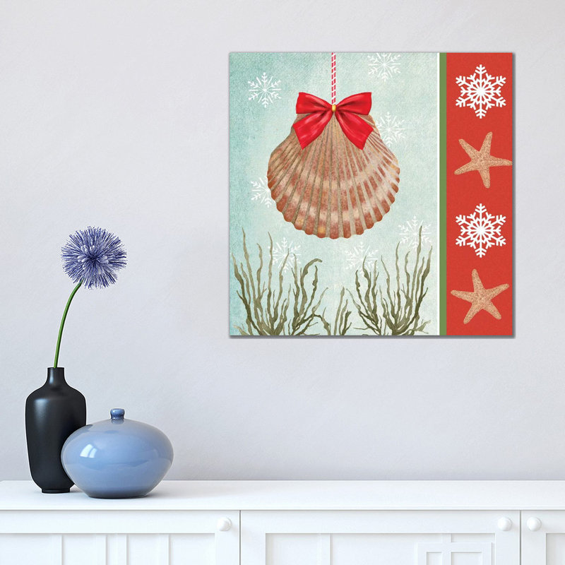 Christmas Coastal I by Jade Reynolds - Wrapped Canvas Print, 45.72 cm H x 45.72 cm W x 1.91 cm D