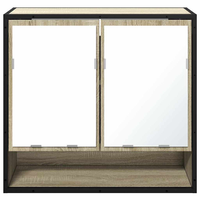 No Mounting / Installation Required Bathroom Cabinet, Sonoma Oak