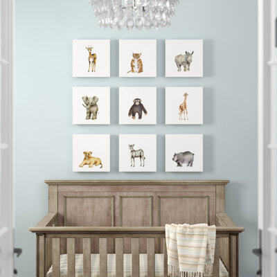 Aylin Animals 9 - Piece Canvas Art
