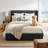 Modern Wingback Upholstered Platform Bed-1529935587-1519018853