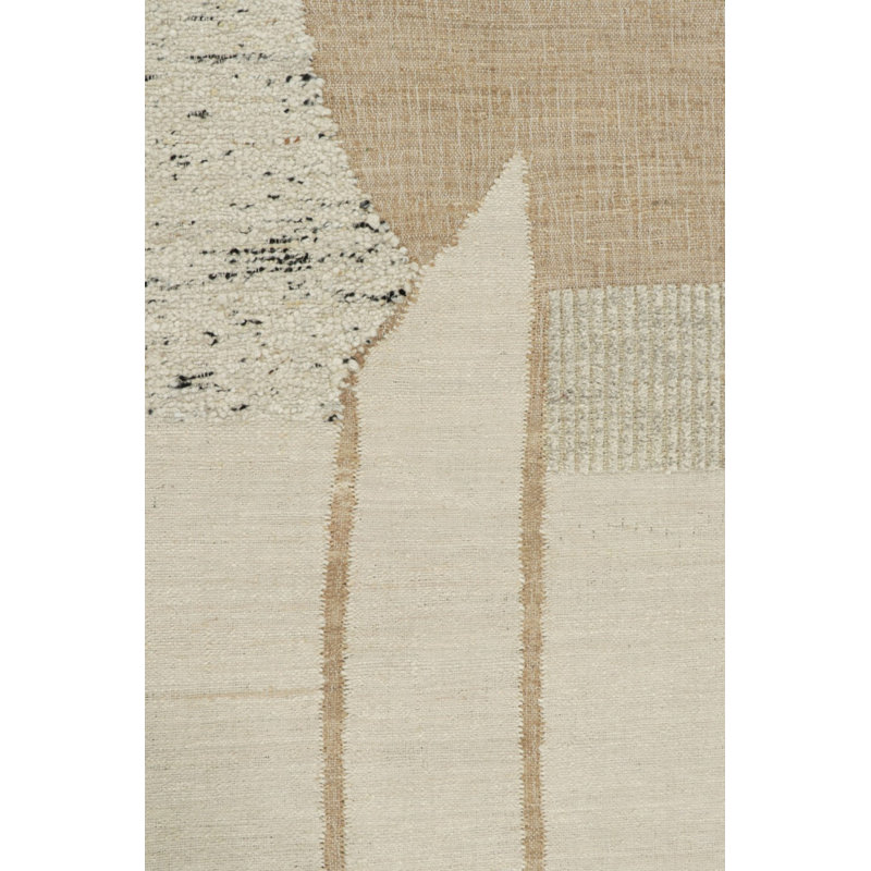 Hand Knotted Area Rug in Brown