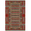 Tapis décoratif rouge à motif traditionnel rouge-1691221387