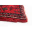 Tapis décoratif en laine rouge de conception unique 5 pi 3 po X 10 pi 6 po noué à la main 1980S