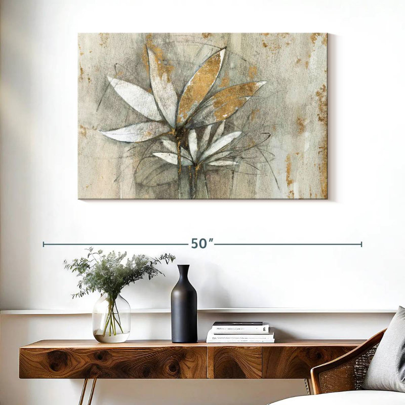 Harnek Golden Windflowers, H 26 po x l 39 po