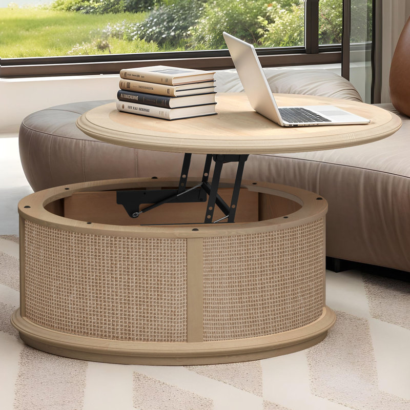 Table basse Breeze Rattan, Bois naturel