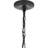 Husby 3-Light Black Outdoor Hanging Lantern with Clear Beveled Glass-1789063887
