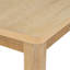 Ensemble de table de salle à manger extensible avec 6 chaises rembourrées et 2 fauteuils, finition brun naturel et sièges gris doux, fabrication en bois d'hévéa
