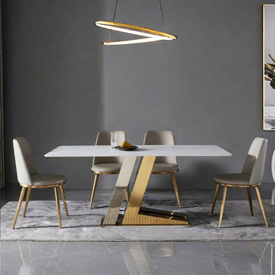 Italian style minimalist dining table sets