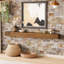 74.8" Fireplace Mantel Shelf, Wall Mounted Floating Shelves