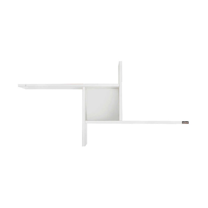 Locelso Floating Shelf, White/Natural