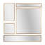 Ensemble de miroirs muraux Burnace-1203836521