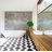 Bettana 8" x 8" Cement Patterned Wall & Floor Tile