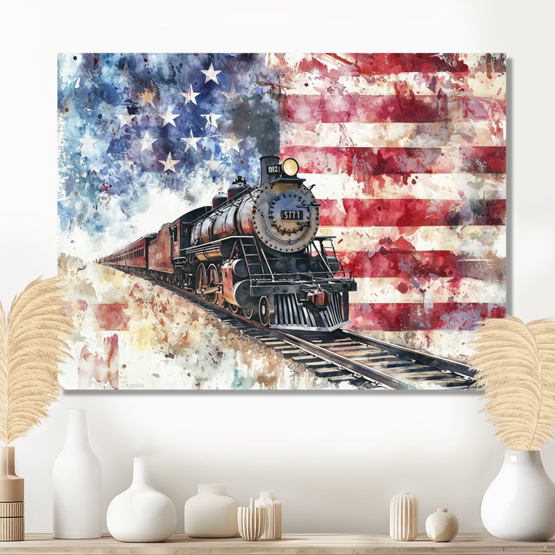 Lakelsha - États-Unis, art mural, H 12 po x l 20 po, Toile tendue, Ne s’applique pas