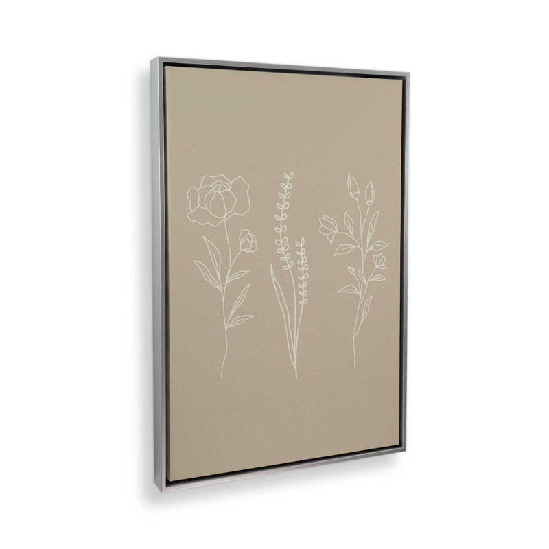 «Tan Howdy Baby», reproduction sur toile dans un cadre, H 18,75 po x l 12,75 po, Chrome poli