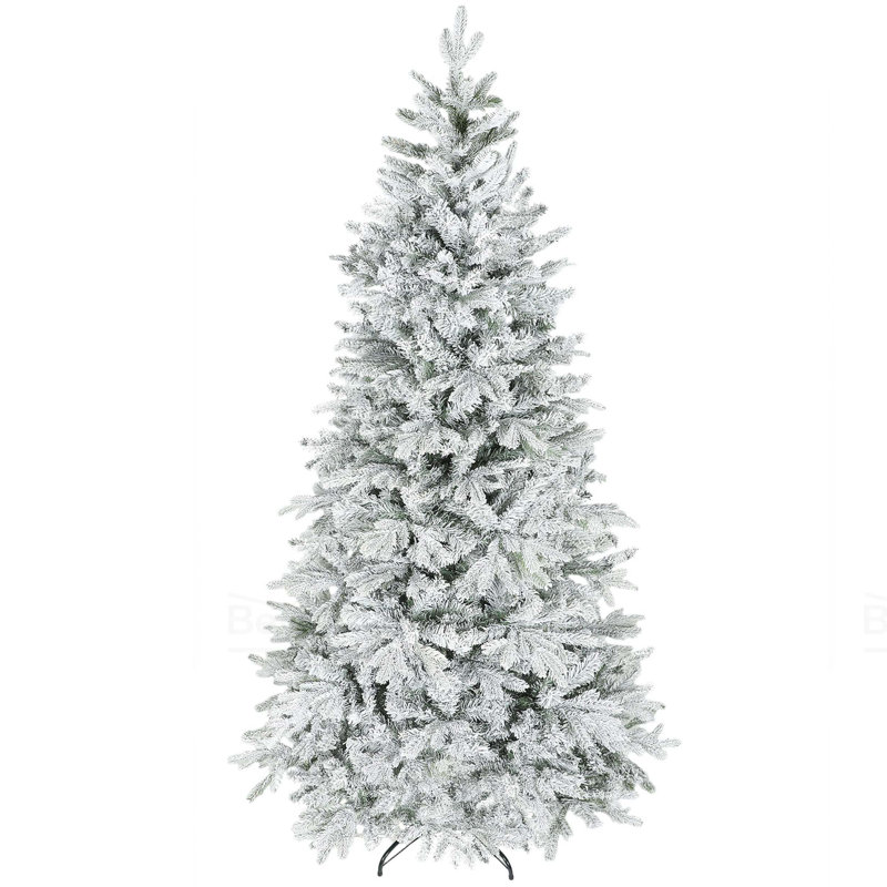 Arbre de Noël artificiel givré 7,5 pi