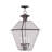 15in 4 Light Outdoor Chain Lantern Pendant Lighting + Clear Beveled Glass Shade [ Title]-101230730